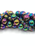 Rainbow stone hematite beads for jewelry making