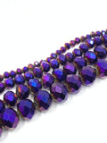 purple wholesale glass beads