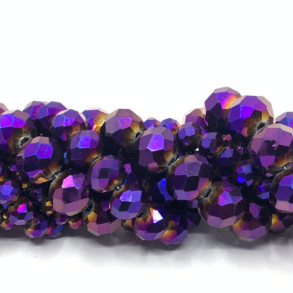Metallic Purple Glass Bead