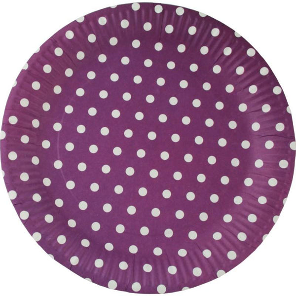 Purple Party Paper Plates | Fashion Jewellery Outlet | Fashion Jewellery Outlet