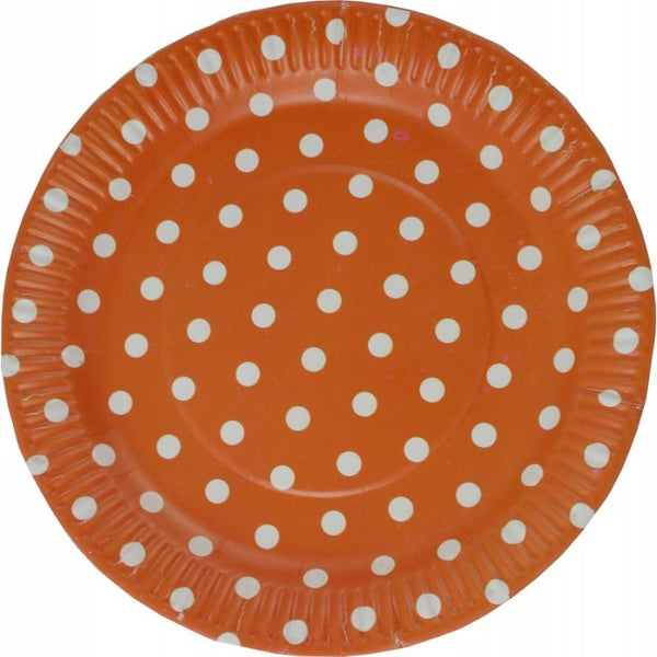 Orange Party Paper Plates | Fashion Jewellery Outlet | Fashion Jewellery Outlet