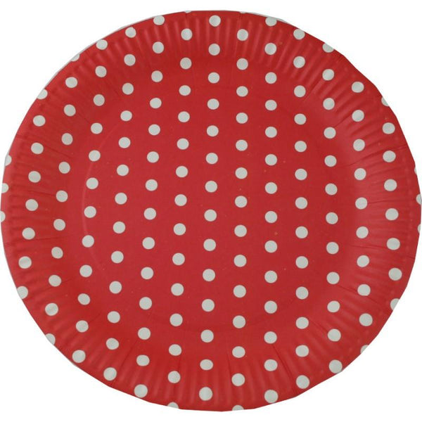 Red Party Paper Plates | Fashion Jewellery Outlet | Fashion Jewellery Outlet