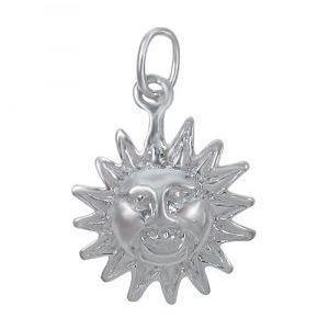 Sterling Silver Sun Charm | Fashion Jewellery Outlet | Fashion Jewellery Outlet