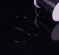 Elastic Cord 0.8mm Thick, Black | Fashion Jewellery Outlet | Fashion Jewellery Outlet