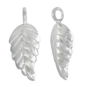 Sterling Silver Leaf Charm | Fashion Jewellery Outlet | Fashion Jewellery Outlet