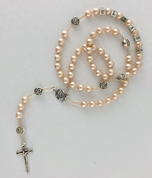 Pink Pearl Custom Handmade Rosary | Fashion Jewellery Outlet | Fashion Jewellery Outlet