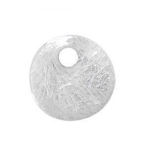 Sterling Silver Tag Brushed Finished 6mm | Fashion Jewellery Outlet | Fashion Jewellery Outlet