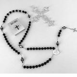 Black Onyx Custom Handmade Rosary | Fashion Jewellery Outlet | Fashion Jewellery Outlet