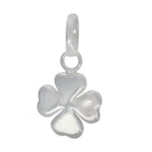 Sterling Silver Lucky 4 Leaf Clover Charm | Fashion Jewellery Outlet | Fashion Jewellery Outlet