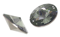 12mm Swarovski Rivoli Stones, Black Diamond | Fashion Jewellery Outlet | Fashion Jewellery Outlet