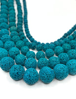 4mm, 6mm, 8mm, 10mm, 12mm sizes of lava beads