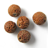 8mm Brown Lava Beads | Fashion Jewellery Outlet | Fashion Jewellery Outlet