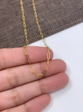 14k Gold Filled Paper Clip Chain | Fashion Jewellery Outlet | Fashion Jewellery Outlet