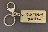 Father's Day Key Chain Personalized Tag | Fashion Jewellery Outlet | Fashion Jewellery Outlet