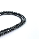 Natural Hematite Rondelle shape beads