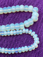 Donut opalite beads in 2 sizes