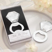 Chrome Diamond Ring Bottle Stopper | Fashion Jewellery Outlet | Fashion Jewellery Outlet