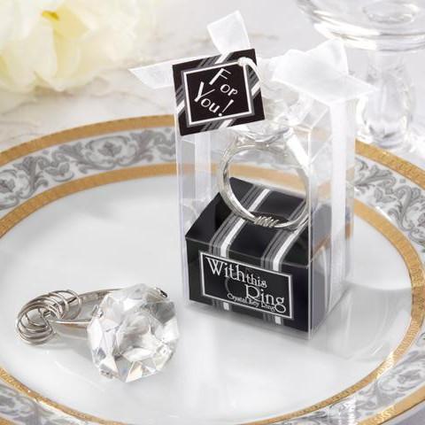 Diamond Engagement Ring Keychain | Fashion Jewellery Outlet | Fashion Jewellery Outlet