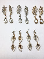 Crystal Marquise Teardrop Earring Champagne | Fashion Jewellery Outlet | Fashion Jewellery Outlet