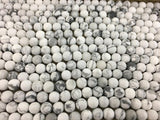 8mm Frosted White Howlite Bead | Fashion Jewellery Outlet | Fashion Jewellery Outlet