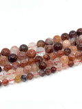 Fire quartz gemstone Beads 