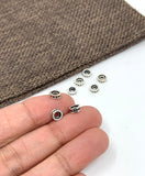 Antique Silver mini spacer beads