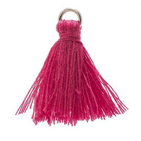 Poly Cotton Tassel, Fuchsia Thread Tassel | Fashion Jewellery Outlet | Fashion Jewellery Outlet