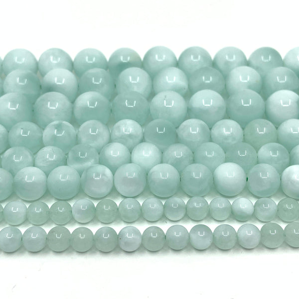 Green Angelite Beads