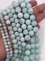 Healing gemstone beads - Green Angelite