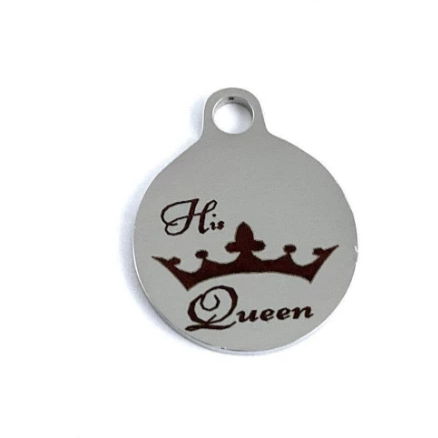 His Queen Personalized Charms | Fashion Jewellery Outlet | Fashion Jewellery Outlet