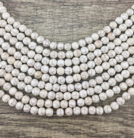 12mm Beige Howlite Bead | Fashion Jewellery Outlet | Fashion Jewellery Outlet