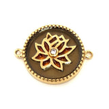 Lotus Flower Stainless Steel Connector | Fashion Jewellery Outlet | Fashion Jewellery Outlet