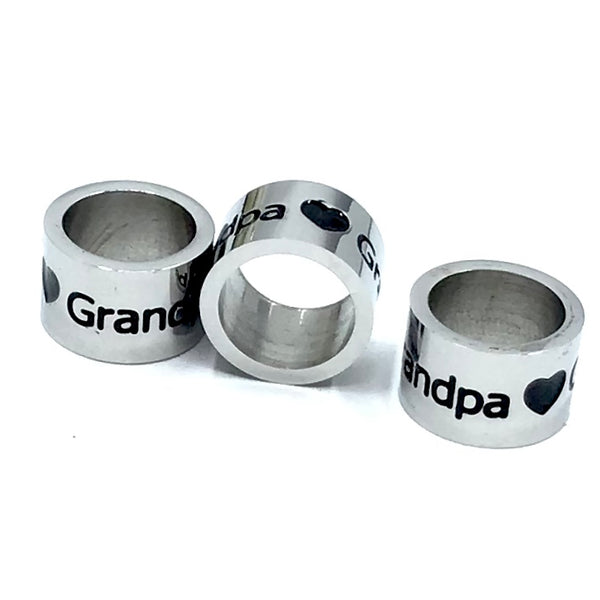 ❤ Grandpa Stainless Steel Ring | Fashion Jewellery Outlet | Fashion Jewellery Outlet