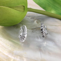 Cubic Zirconia Bridal Earrings, 18K Plated | Fashion Jewellery Outlet | Fashion Jewellery Outlet