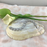 Cubic Zirconia Floral-Round Bridal Bracelet | Fashion Jewellery Outlet | Fashion Jewellery Outlet