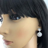 Bridal Cubic Zirconia Earrings 18K Plated | Fashion Jewellery Outlet | Fashion Jewellery Outlet