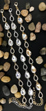Crystal Open Teardrop Gold Bridal Bracelet | Fashion Jewellery Outlet | Fashion Jewellery Outlet