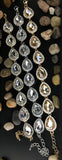 Crystal Teardrop Shape Gold Bridal Bracelet | Fashion Jewellery Outlet | Fashion Jewellery Outlet