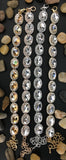 Crystal Oval Shape Silver Bridal Bracelet | Fashion Jewellery Outlet | Fashion Jewellery Outlet