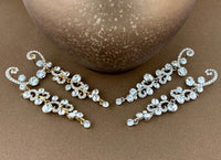 Crystal Designer Inspired Earrings, Silver | Fashion Jewellery Outlet | Fashion Jewellery Outlet