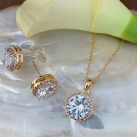 Bridal Cubic Zirconia Set, Bridal Set | Fashion Jewellery Outlet | Fashion Jewellery Outlet