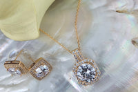 Bridal Cubic Zirconia Set, Bridal Set | Fashion Jewellery Outlet | Fashion Jewellery Outlet
