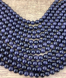 8mm Blue Sandstone Bead | Fashion Jewellery Outlet | Fashion Jewellery Outlet