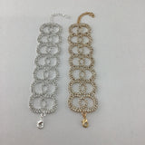 Gold Rhinestone Bracelet | Fashion Jewellery Outlet | Fashion Jewellery Outlet