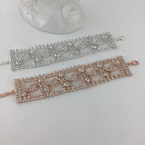 Rose Gold Rhinestone Bracelet | Fashion Jewellery Outlet | Fashion Jewellery Outlet
