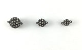 16mm CZ Magnet Jewelry Lock 2 Sets, Gunmetal | Fashion Jewellery Outlet | Fashion Jewellery Outlet