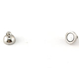 Small Size Rhodium Magnetic Lock for Jewelry| Fashion Jewellery Outlet | Fashion Jewellery Outlet