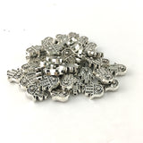 Silver Hamsa Hand Beads | Fashion Jewellery Outlet | Fashion Jewellery Outlet