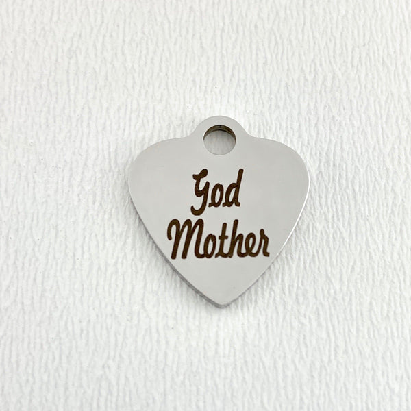 God Mother Engraved Charm | Fashion Jewellery Outlet | Fashion Jewellery Outlet