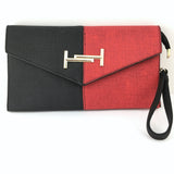 Red and Black Clutch | Fashion Jewellery Outlet | Fashion Jewellery Outlet